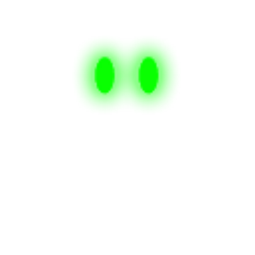 Green Glowing Eyes