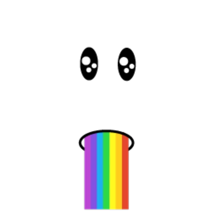 Rainbow Barf Face